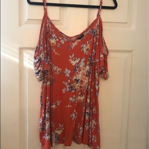 Off the shoulder tank top